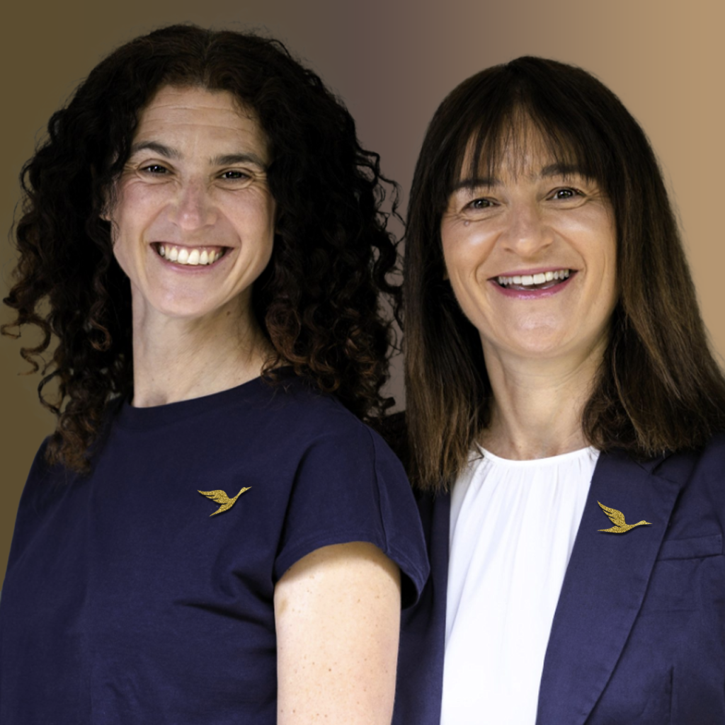 Jacqueline and Suzanne team photo smiling for their Kingsland Place